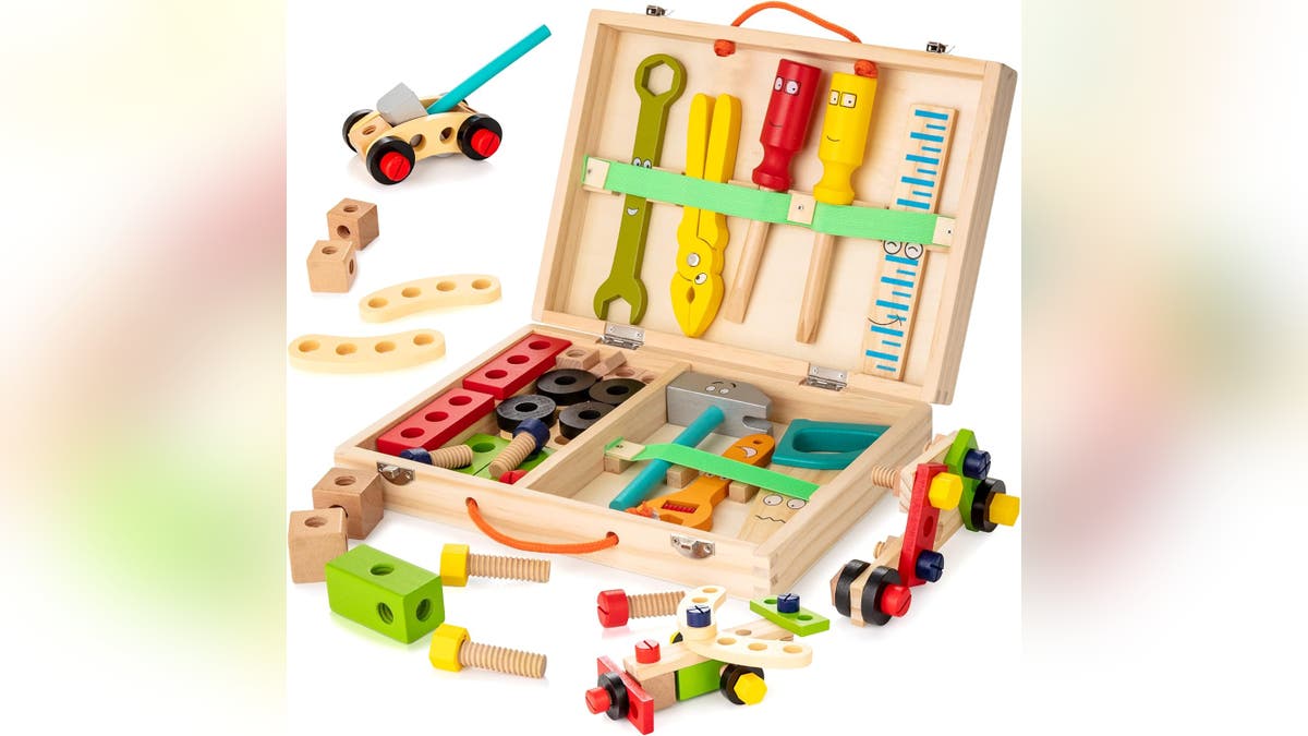 A fun tool set for toddlers. 